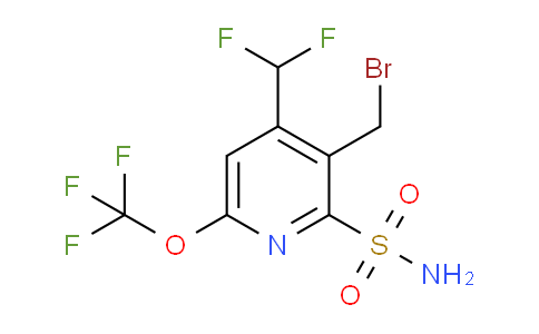 AM230557 | 1804628-47-4 | 3-(Bromomethyl)-4-(difluoromethyl)-6-(trifluoromethoxy)pyridine-2-sulfonamide
