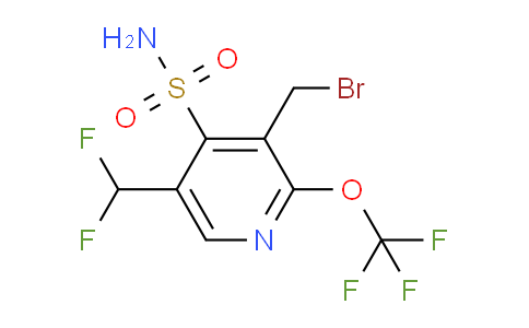 3-(Bromomethyl)-5-(difluoromethyl)-2-(trifluoromethoxy)pyridine-4-sulfonamide