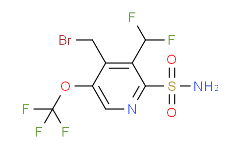 AM230568 | 1805940-34-4 | 4-(Bromomethyl)-3-(difluoromethyl)-5-(trifluoromethoxy)pyridine-2-sulfonamide