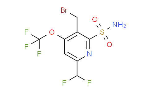 AM230576 | 1805241-81-9 | 3-(Bromomethyl)-6-(difluoromethyl)-4-(trifluoromethoxy)pyridine-2-sulfonamide