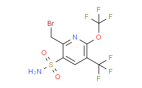 AM230592 | 1805030-76-5 | 2-(Bromomethyl)-6-(trifluoromethoxy)-5-(trifluoromethyl)pyridine-3-sulfonamide
