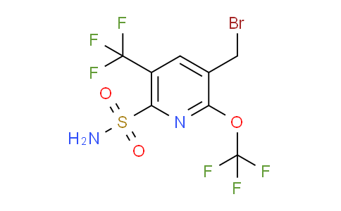 3-(Bromomethyl)-2-(trifluoromethoxy)-5-(trifluoromethyl)pyridine-6-sulfonamide