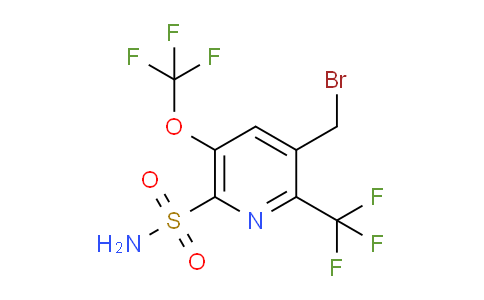 AM230599 | 1804757-00-3 | 3-(Bromomethyl)-5-(trifluoromethoxy)-2-(trifluoromethyl)pyridine-6-sulfonamide