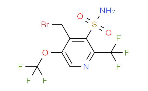 AM230606 | 1806775-01-8 | 4-(Bromomethyl)-5-(trifluoromethoxy)-2-(trifluoromethyl)pyridine-3-sulfonamide