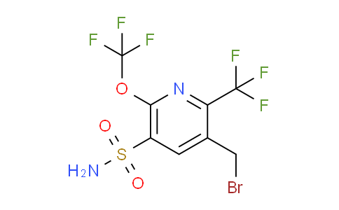 AM230613 | 1804362-95-5 | 3-(Bromomethyl)-6-(trifluoromethoxy)-2-(trifluoromethyl)pyridine-5-sulfonamide