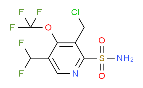 AM230637 | 1805284-16-5 | 3-(Chloromethyl)-5-(difluoromethyl)-4-(trifluoromethoxy)pyridine-2-sulfonamide
