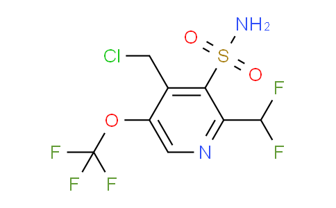 AM230640 | 1804929-76-7 | 4-(Chloromethyl)-2-(difluoromethyl)-5-(trifluoromethoxy)pyridine-3-sulfonamide
