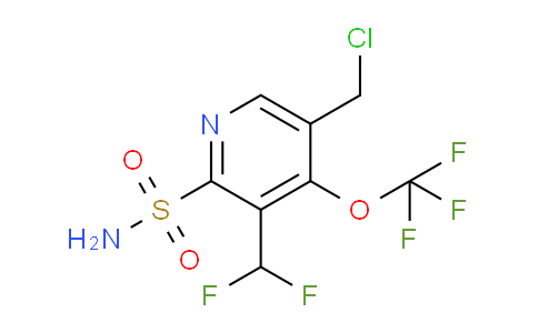 AM230641 | 1803994-93-5 | 5-(Chloromethyl)-3-(difluoromethyl)-4-(trifluoromethoxy)pyridine-2-sulfonamide