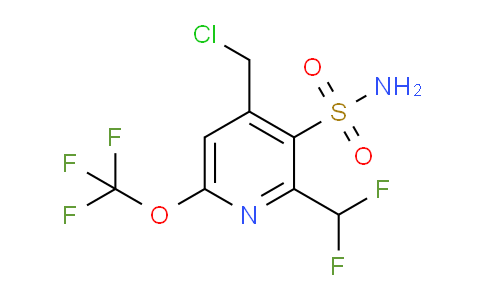 AM230642 | 1805163-69-2 | 4-(Chloromethyl)-2-(difluoromethyl)-6-(trifluoromethoxy)pyridine-3-sulfonamide