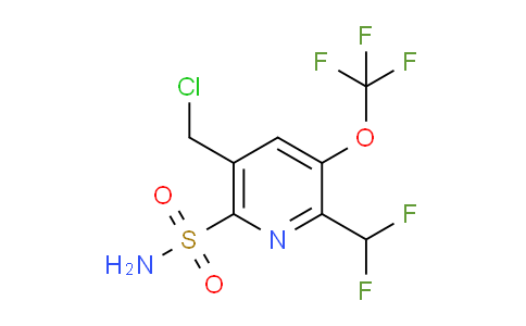 AM230652 | 1803995-16-5 | 5-(Chloromethyl)-2-(difluoromethyl)-3-(trifluoromethoxy)pyridine-6-sulfonamide