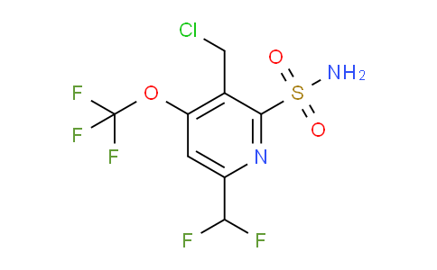 AM230653 | 1805163-92-1 | 3-(Chloromethyl)-6-(difluoromethyl)-4-(trifluoromethoxy)pyridine-2-sulfonamide