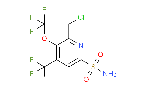 AM230655 | 1806783-54-9 | 2-(Chloromethyl)-3-(trifluoromethoxy)-4-(trifluoromethyl)pyridine-6-sulfonamide