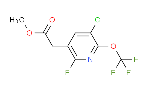 AM23067 | 1803646-93-6 | Methyl 3-chloro-6-fluoro-2-(trifluoromethoxy)pyridine-5-acetate