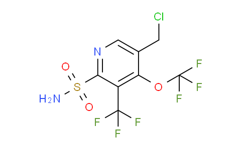 AM230676 | 1804752-33-7 | 5-(Chloromethyl)-4-(trifluoromethoxy)-3-(trifluoromethyl)pyridine-2-sulfonamide