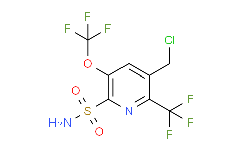 3-(Chloromethyl)-5-(trifluoromethoxy)-2-(trifluoromethyl)pyridine-6-sulfonamide