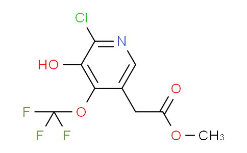 Methyl 2-chloro-3-hydroxy-4-(trifluoromethoxy)pyridine-5-acetate