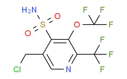 5-(Chloromethyl)-3-(trifluoromethoxy)-2-(trifluoromethyl)pyridine-4-sulfonamide