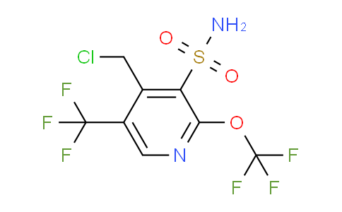 AM230683 | 1804752-41-7 | 4-(Chloromethyl)-2-(trifluoromethoxy)-5-(trifluoromethyl)pyridine-3-sulfonamide