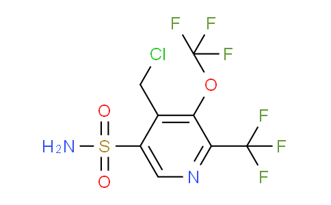 AM230685 | 1804752-48-4 | 4-(Chloromethyl)-3-(trifluoromethoxy)-2-(trifluoromethyl)pyridine-5-sulfonamide