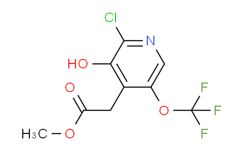 Methyl 2-chloro-3-hydroxy-5-(trifluoromethoxy)pyridine-4-acetate