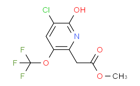 Methyl 3-chloro-2-hydroxy-5-(trifluoromethoxy)pyridine-6-acetate