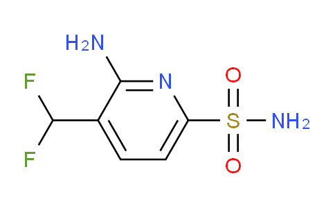 2-Amino-3-(difluoromethyl)pyridine-6-sulfonamide