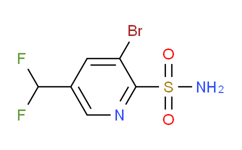 3-Bromo-5-(difluoromethyl)pyridine-2-sulfonamide