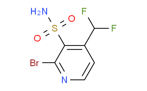 2-Bromo-4-(difluoromethyl)pyridine-3-sulfonamide