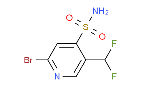 2-Bromo-5-(difluoromethyl)pyridine-4-sulfonamide