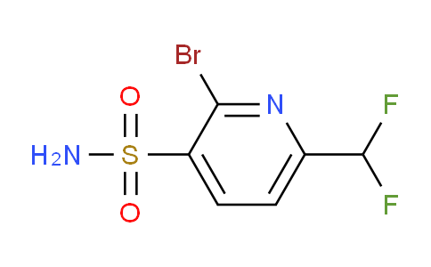 2-Bromo-6-(difluoromethyl)pyridine-3-sulfonamide