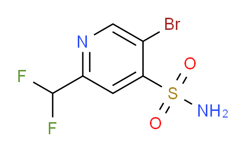 5-Bromo-2-(difluoromethyl)pyridine-4-sulfonamide