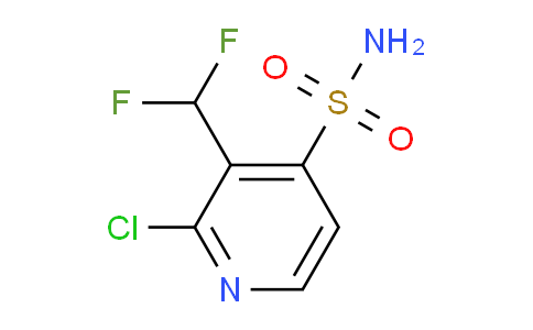 2-Chloro-3-(difluoromethyl)pyridine-4-sulfonamide