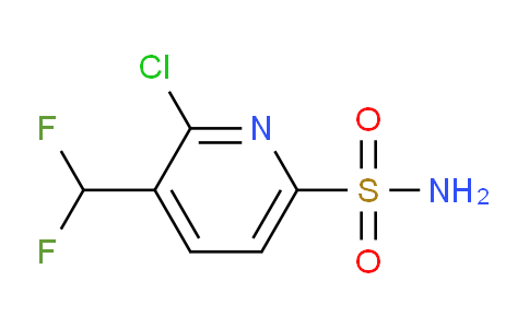 2-Chloro-3-(difluoromethyl)pyridine-6-sulfonamide