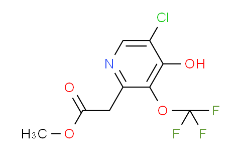Methyl 5-chloro-4-hydroxy-3-(trifluoromethoxy)pyridine-2-acetate
