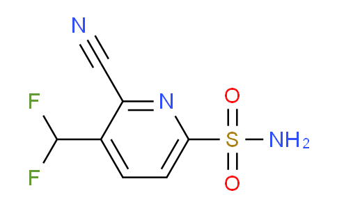 2-Cyano-3-(difluoromethyl)pyridine-6-sulfonamide