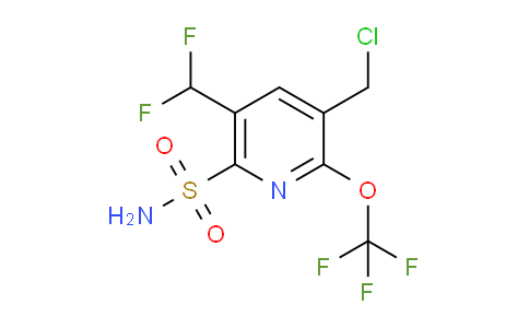 AM230820 | 1805163-54-5 | 3-(Chloromethyl)-5-(difluoromethyl)-2-(trifluoromethoxy)pyridine-6-sulfonamide