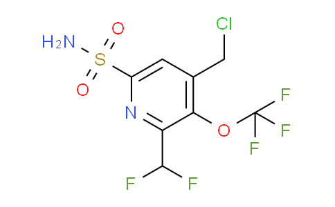 AM230822 | 1803995-02-9 | 4-(Chloromethyl)-2-(difluoromethyl)-3-(trifluoromethoxy)pyridine-6-sulfonamide