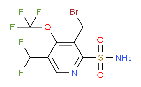 AM230823 | 1805175-74-9 | 3-(Bromomethyl)-5-(difluoromethyl)-4-(trifluoromethoxy)pyridine-2-sulfonamide