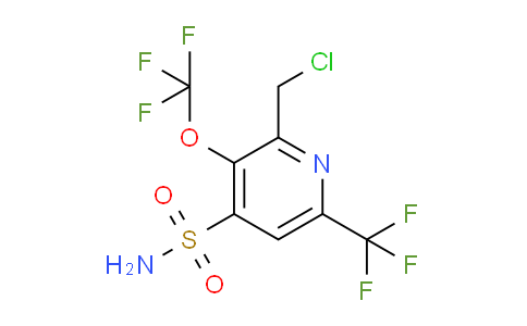 2-(Chloromethyl)-3-(trifluoromethoxy)-6-(trifluoromethyl)pyridine-4-sulfonamide