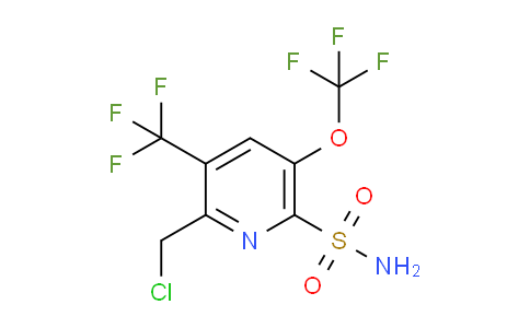 2-(Chloromethyl)-5-(trifluoromethoxy)-3-(trifluoromethyl)pyridine-6-sulfonamide