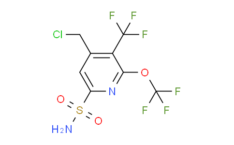 AM230828 | 1804932-84-0 | 4-(Chloromethyl)-2-(trifluoromethoxy)-3-(trifluoromethyl)pyridine-6-sulfonamide