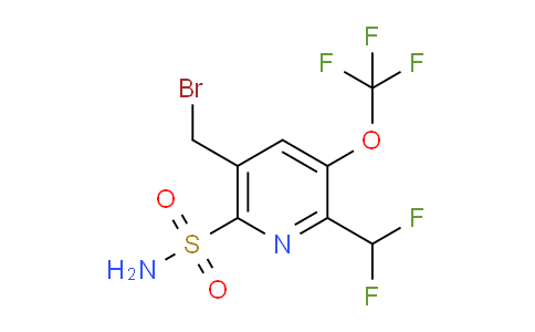 AM230829 | 1805025-89-1 | 5-(Bromomethyl)-2-(difluoromethyl)-3-(trifluoromethoxy)pyridine-6-sulfonamide