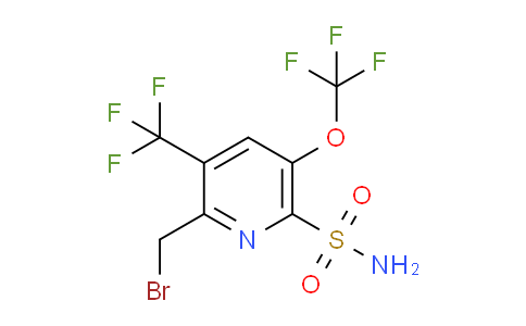AM230831 | 1806763-49-4 | 2-(Bromomethyl)-5-(trifluoromethoxy)-3-(trifluoromethyl)pyridine-6-sulfonamide