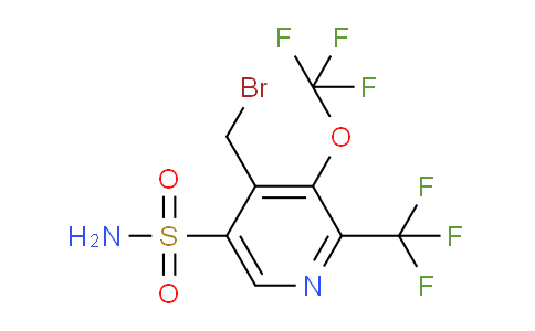 AM230842 | 1805283-39-9 | 4-(Bromomethyl)-3-(trifluoromethoxy)-2-(trifluoromethyl)pyridine-5-sulfonamide