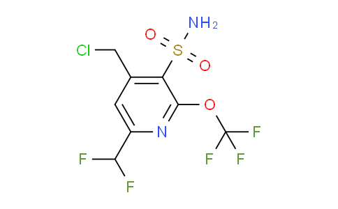 AM230851 | 1805184-75-1 | 4-(Chloromethyl)-6-(difluoromethyl)-2-(trifluoromethoxy)pyridine-3-sulfonamide