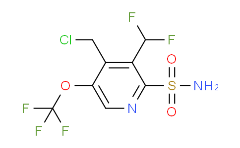 AM230853 | 1805163-79-4 | 4-(Chloromethyl)-3-(difluoromethyl)-5-(trifluoromethoxy)pyridine-2-sulfonamide