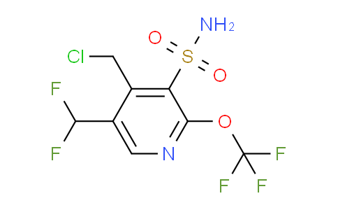 AM230854 | 1803995-23-4 | 4-(Chloromethyl)-5-(difluoromethyl)-2-(trifluoromethoxy)pyridine-3-sulfonamide