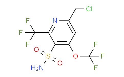 AM230857 | 1806783-64-1 | 6-(Chloromethyl)-4-(trifluoromethoxy)-2-(trifluoromethyl)pyridine-3-sulfonamide