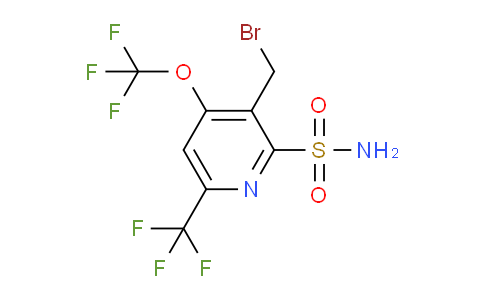 AM230887 | 1805183-91-8 | 3-(Bromomethyl)-4-(trifluoromethoxy)-6-(trifluoromethyl)pyridine-2-sulfonamide