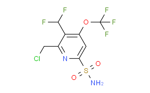 AM230889 | 1803993-82-9 | 2-(Chloromethyl)-3-(difluoromethyl)-4-(trifluoromethoxy)pyridine-6-sulfonamide